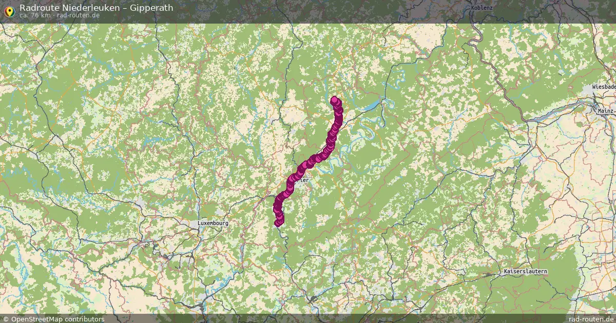 Radtour Niederleuken – Gipperath