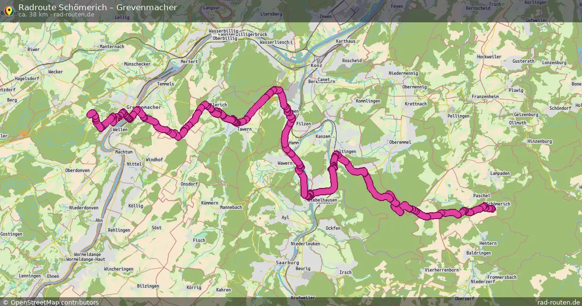 Radtour Schömerich – Grevenmacher
