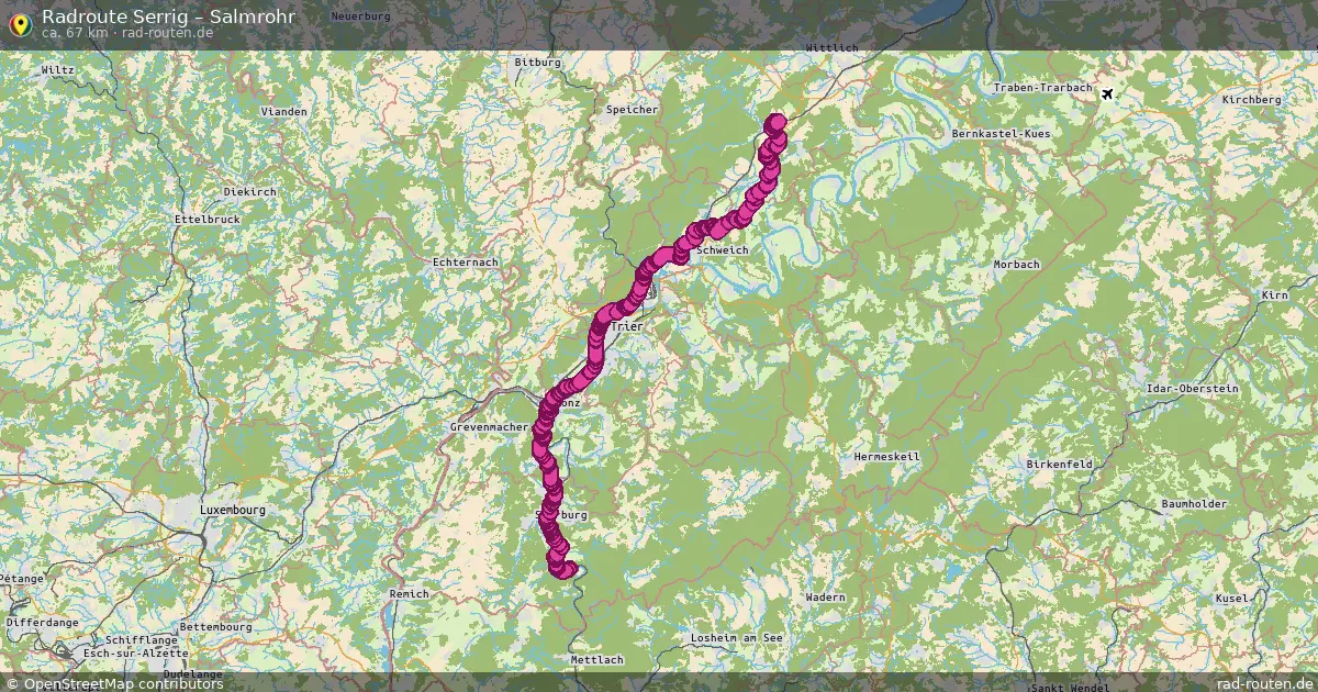 Radtour Serrig – Salmrohr