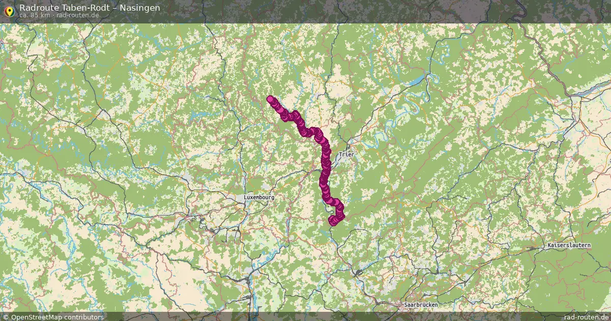 Radtour Taben-Rodt – Nasingen