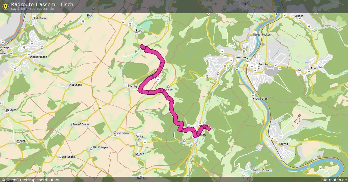 Radtour Trassem – Fisch