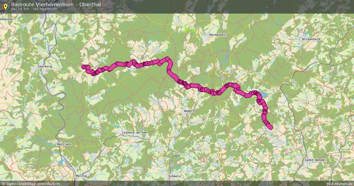 Radtour Vierherrenborn – Oberthal