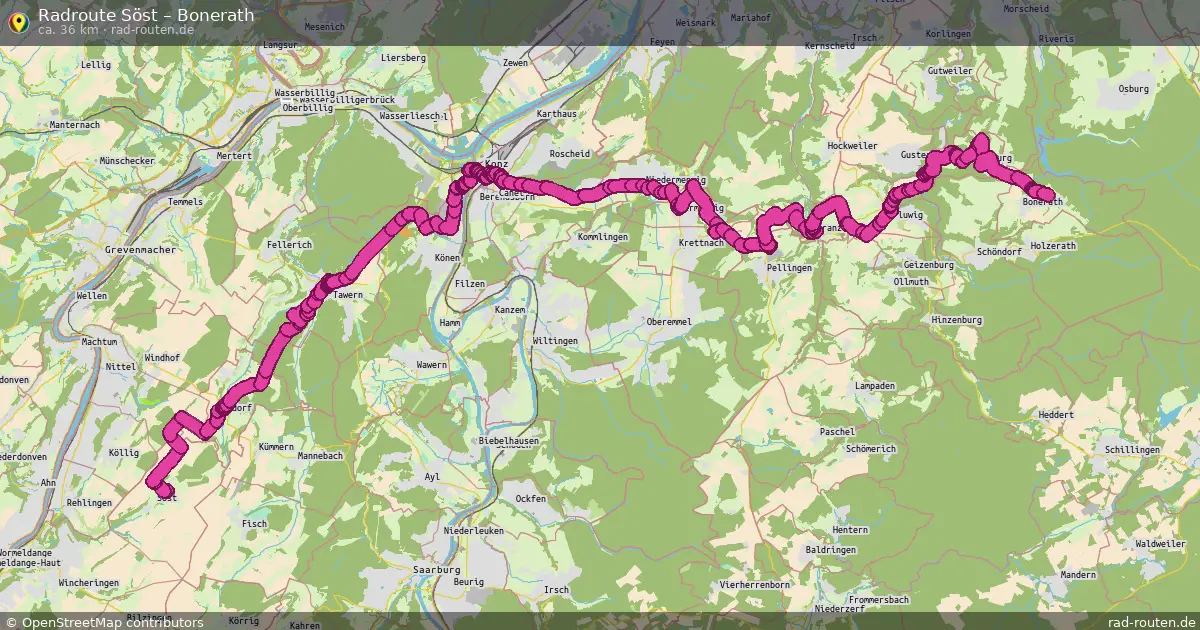 Radtour Söst – Bonerath