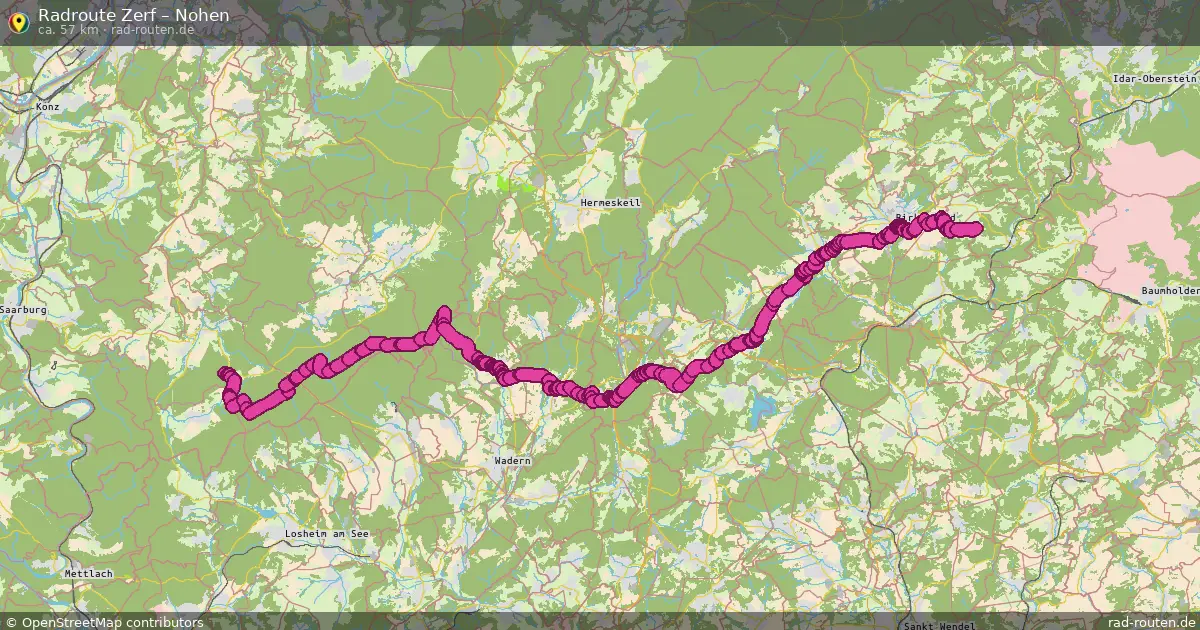 Radtour Zerf – Nohen