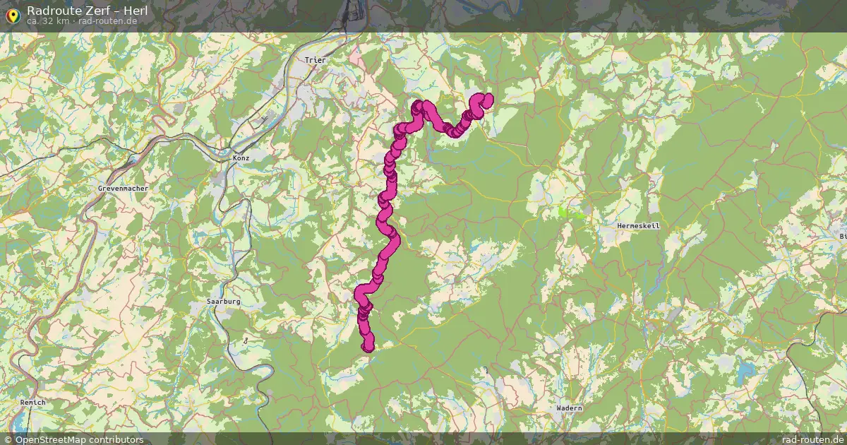 Radtour Zerf – Herl
