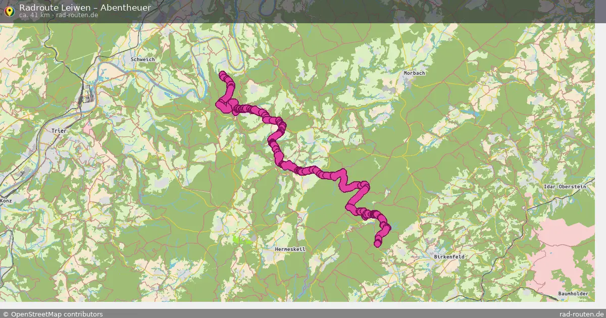 Radtour Leiwen – Abentheuer
