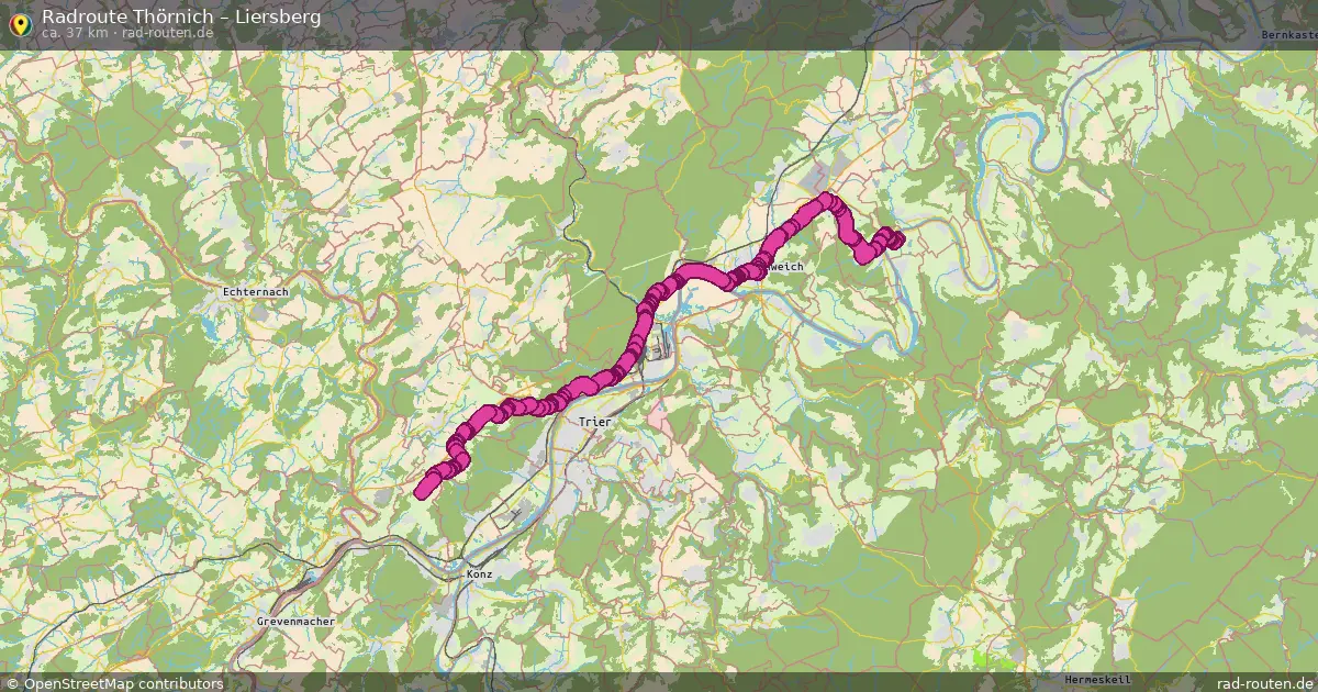 Radtour Thörnich – Liersberg