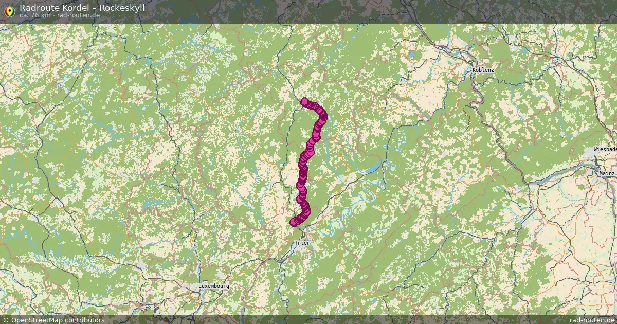 Radtour Kordel – Rockeskyll