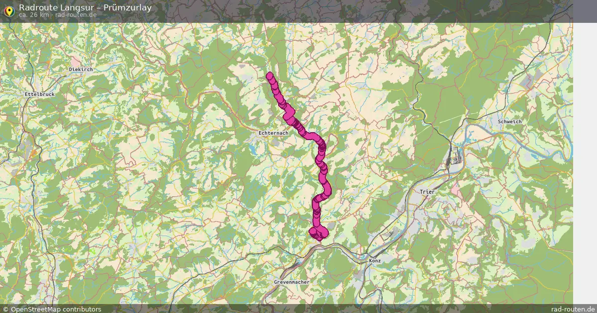 Radtour Langsur – Prümzurlay