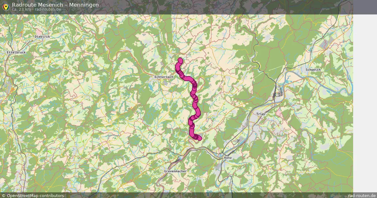 Radtour Mesenich – Menningen