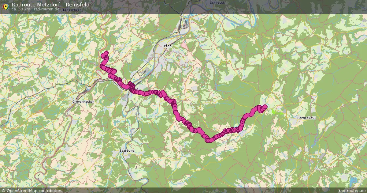 Radtour Metzdorf – Reinsfeld
