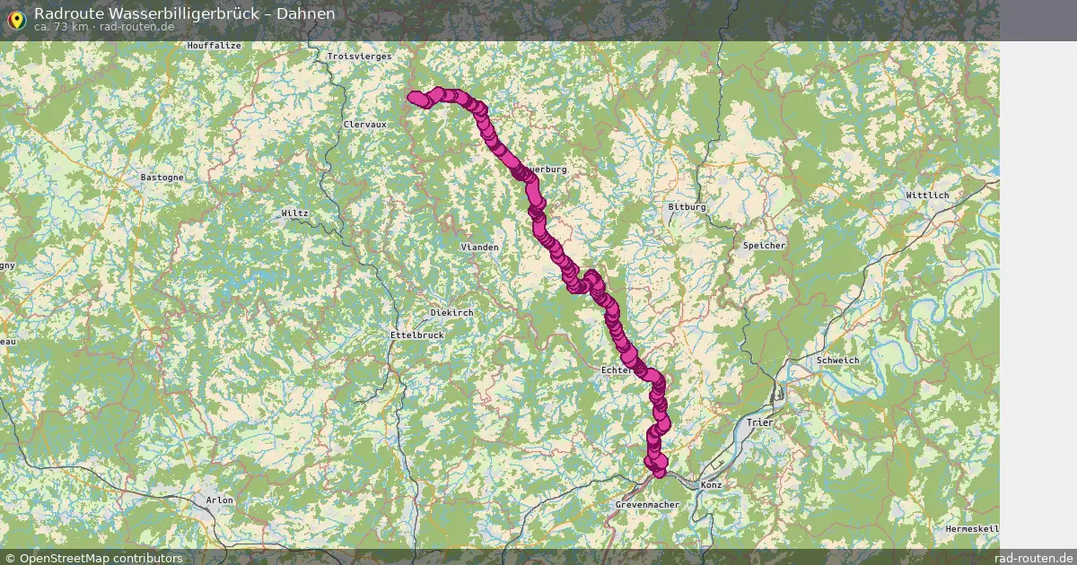 Radtour Wasserbilligerbrück – Dahnen