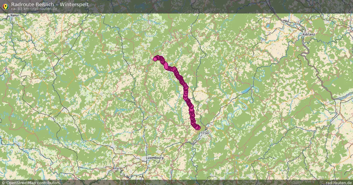 Radtour Beßlich – Winterspelt