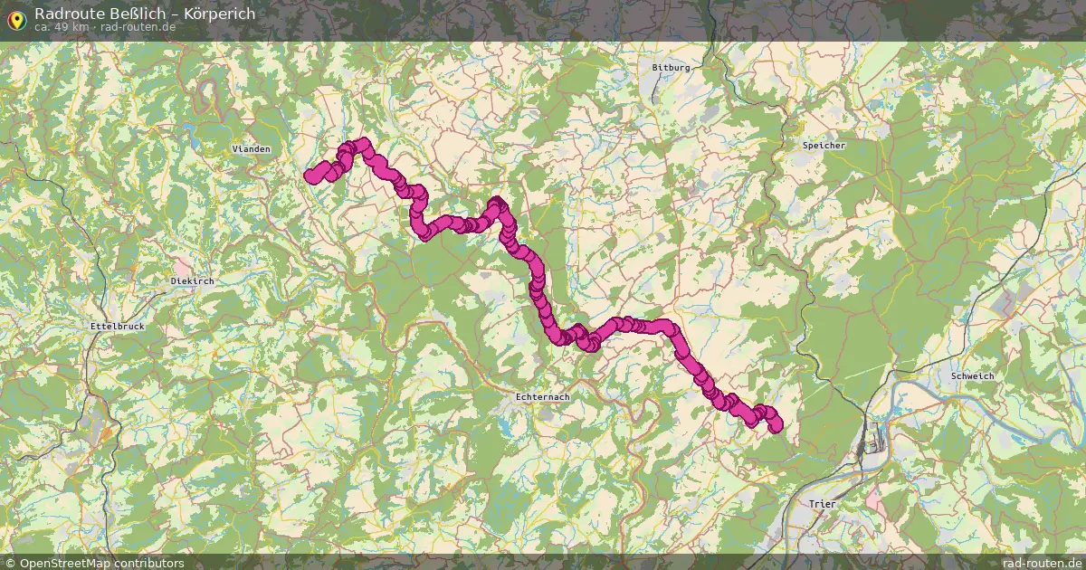 Radtour Beßlich – Körperich