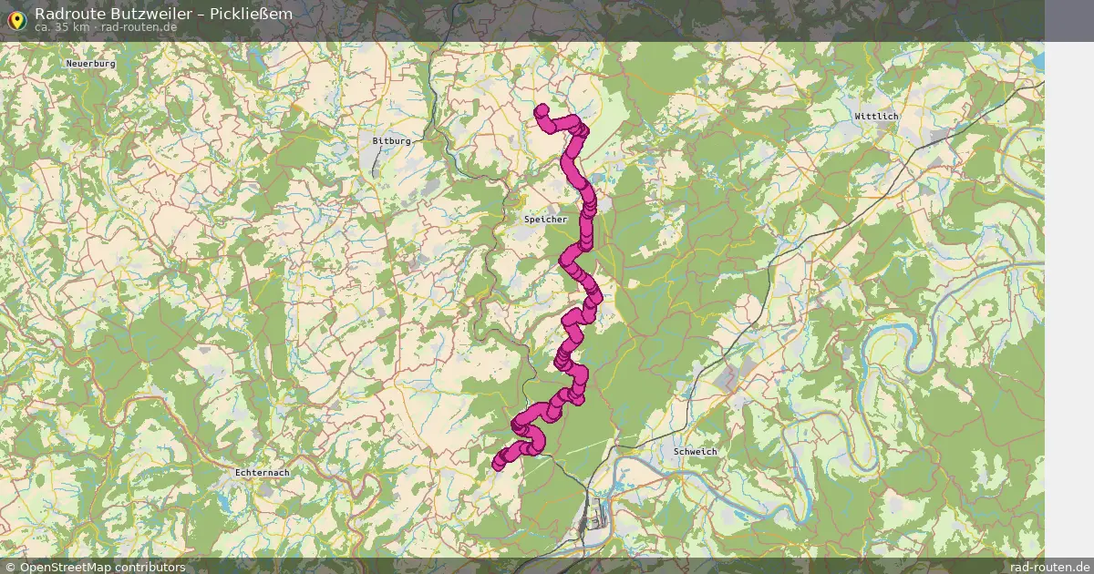 Radtour Butzweiler – Pickließem