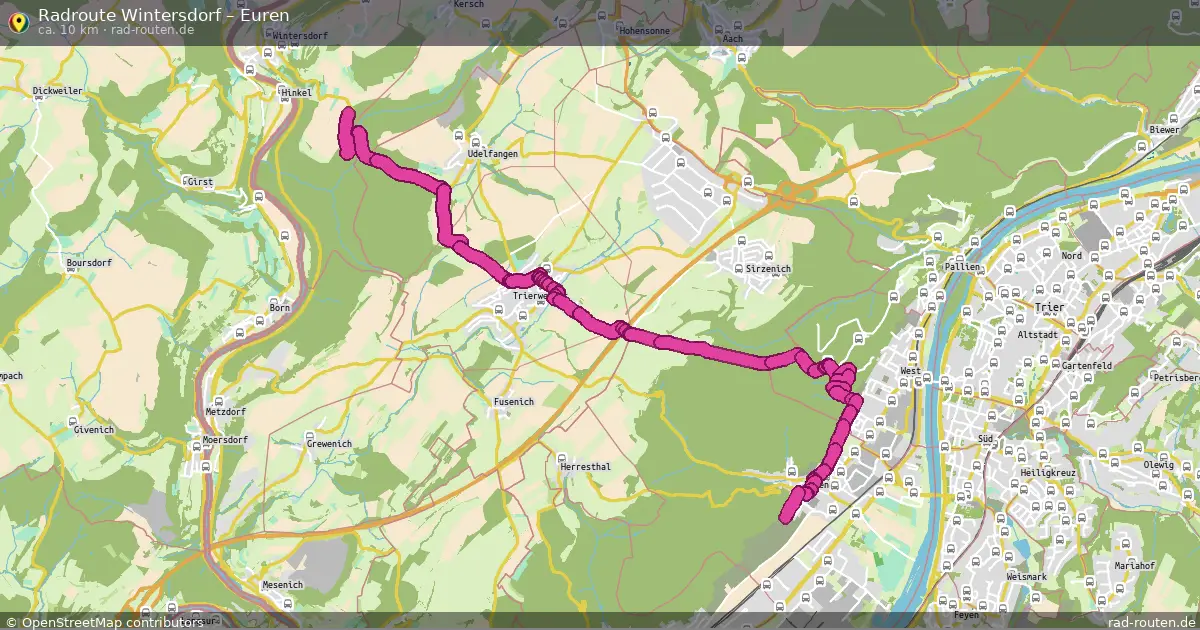 Radtour Wintersdorf – Euren