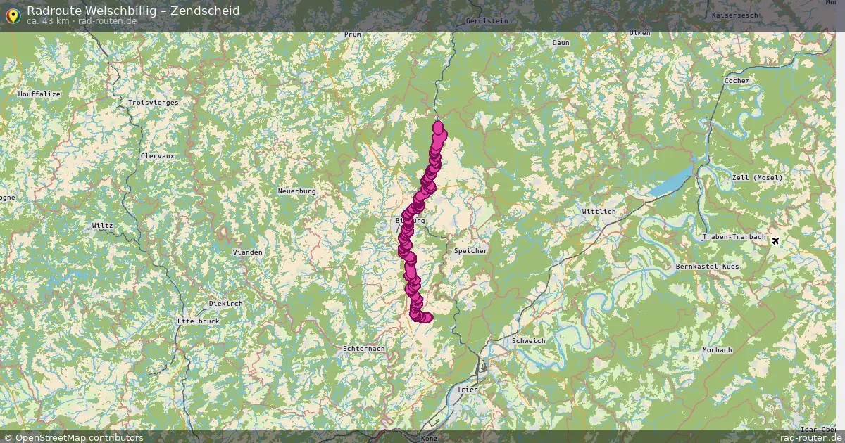 Radtour Welschbillig – Zendscheid