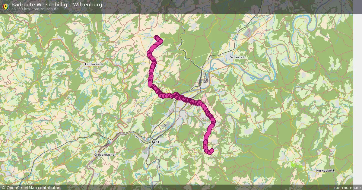 Radtour Welschbillig – Wilzenburg