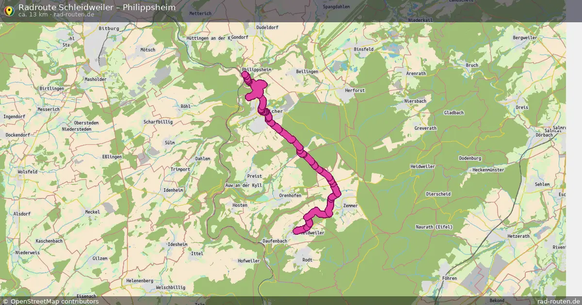 Radtour Schleidweiler – Philippsheim