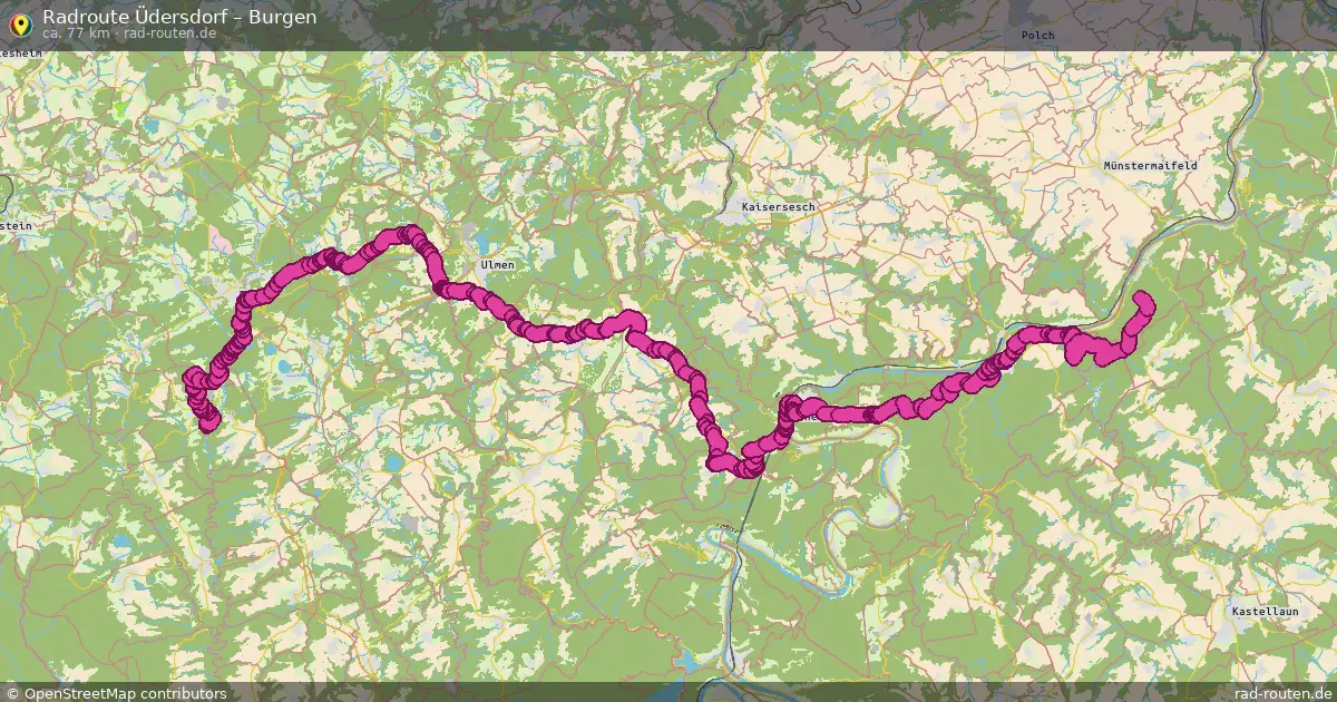 Radtour Üdersdorf – Burgen