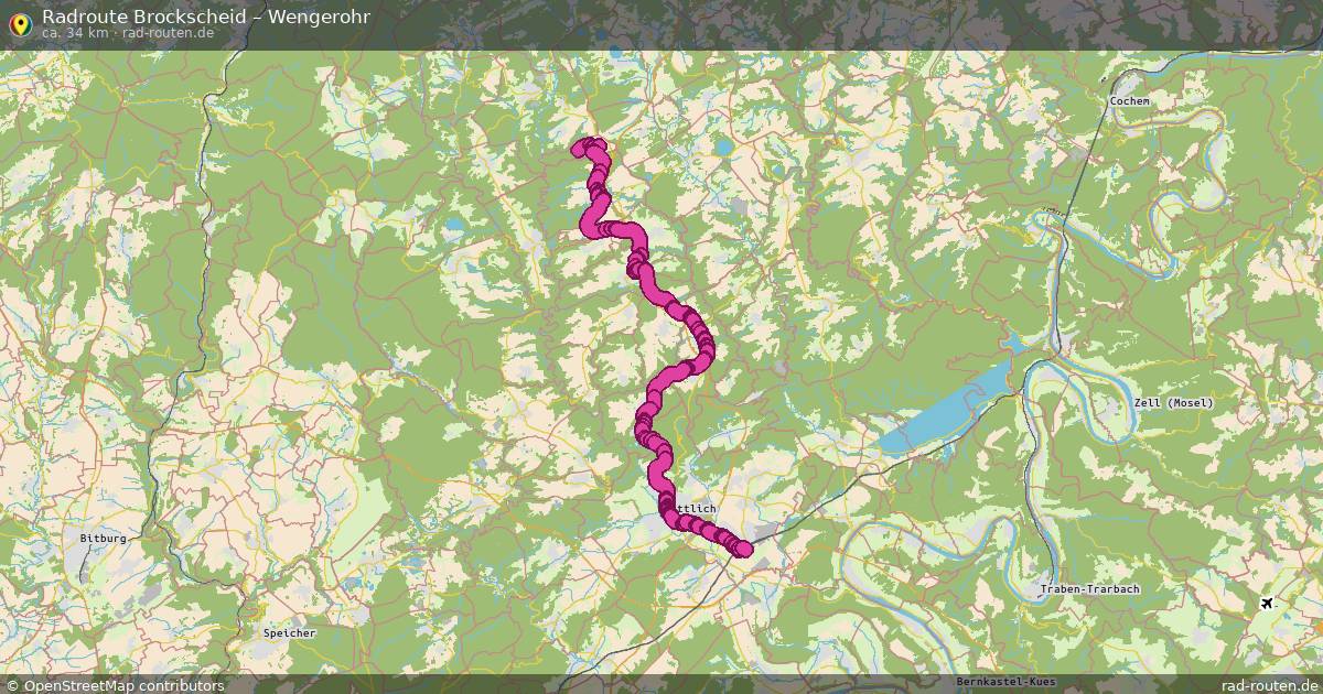 Fahrradroute Brockscheid – Wengerohr