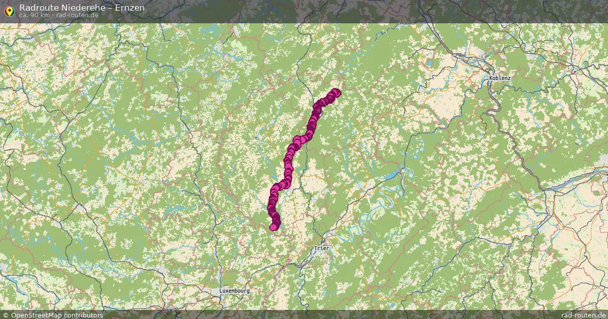 Radtour Niederehe – Ernzen