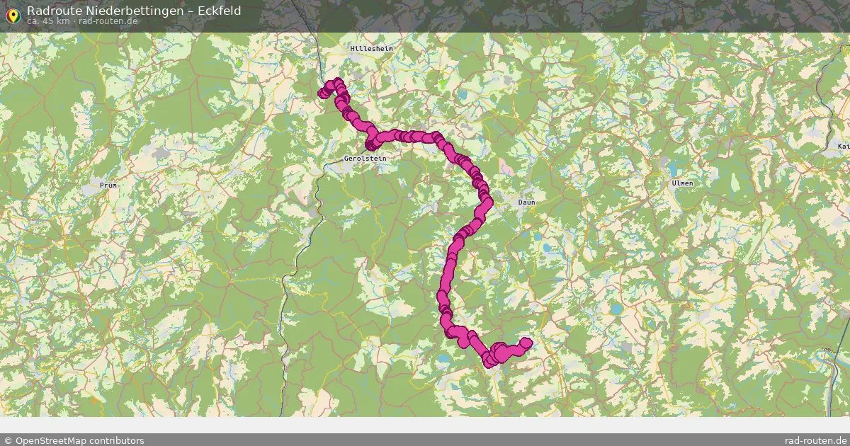 Radtour Niederbettingen – Eckfeld