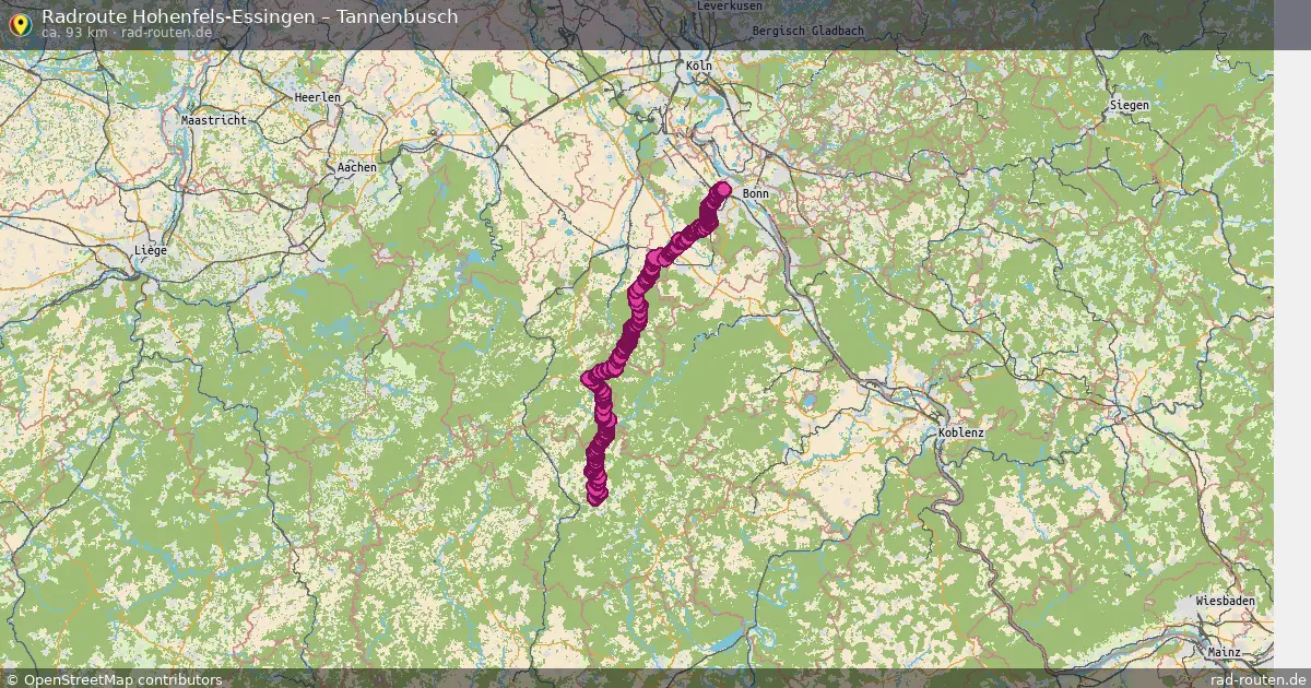 Radtour Hohenfels-Essingen – Tannenbusch
