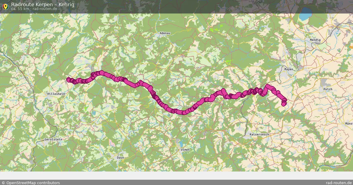 Radtour Kerpen – Kehrig