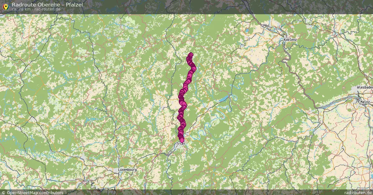 Fahrradroute Oberehe – Pfalzel