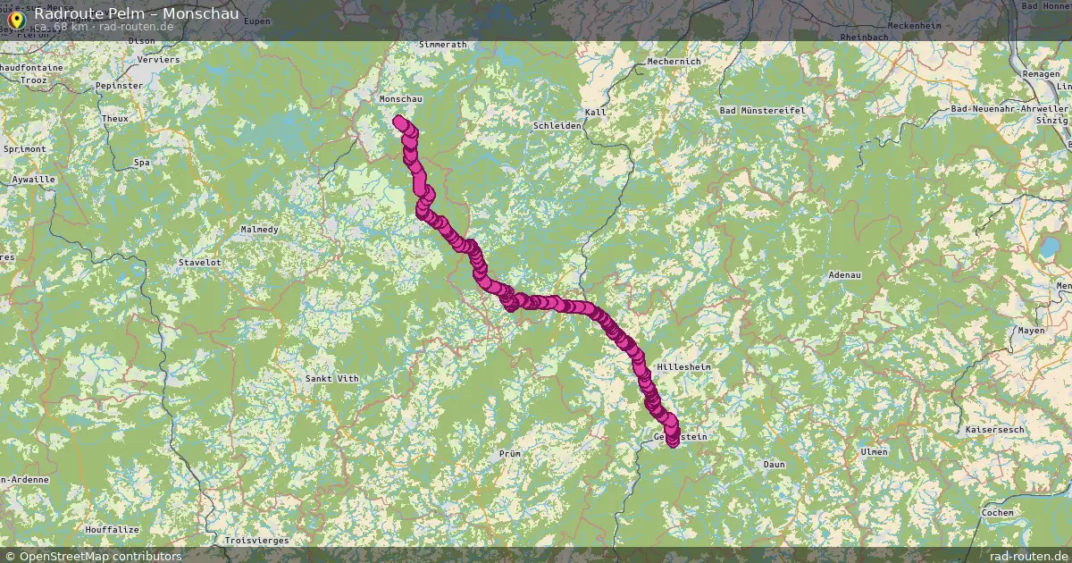 Radtour Pelm – Monschau