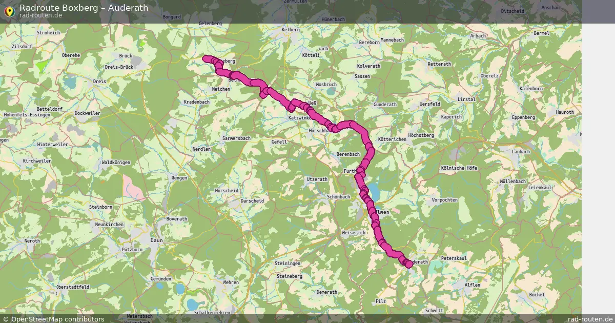 Radtour Boxberg – Auderath