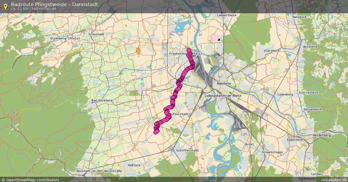 Radtour Pfingstweide – Dannstadt