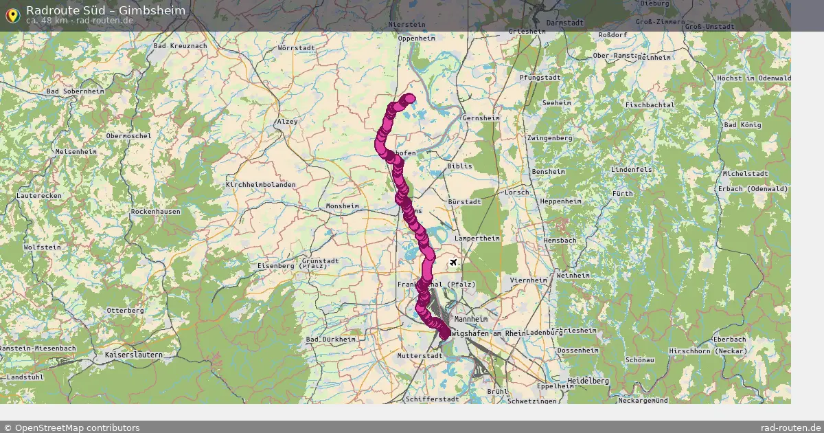 Radtour Süd – Gimbsheim