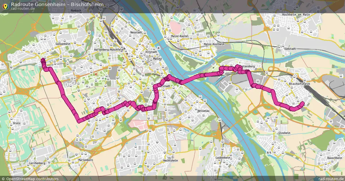 Radtour Gonsenheim – Bischofsheim