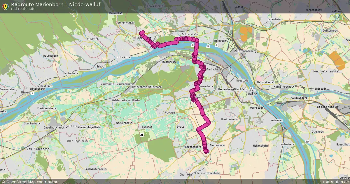 Radtour Marienborn – Niederwalluf