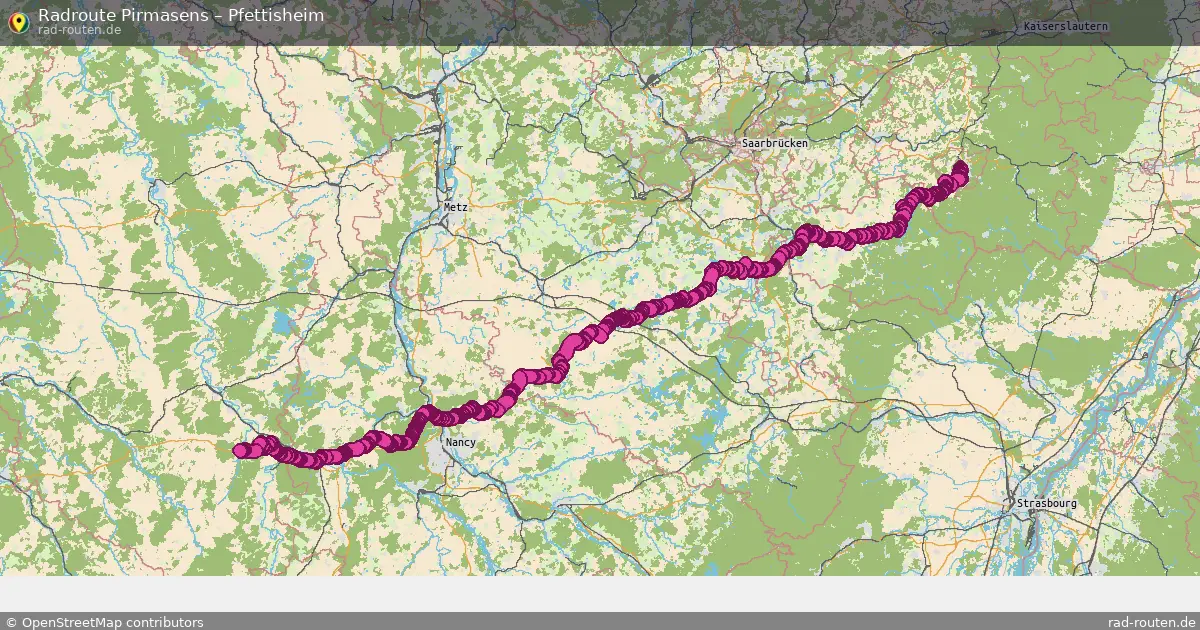 Radtour Pirmasens – Pfettisheim