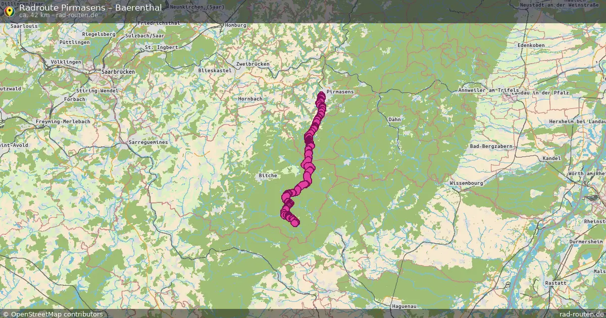 Radtour Pirmasens – Baerenthal