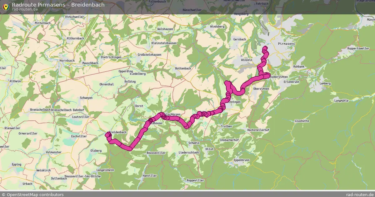 Radtour Pirmasens – Breidenbach