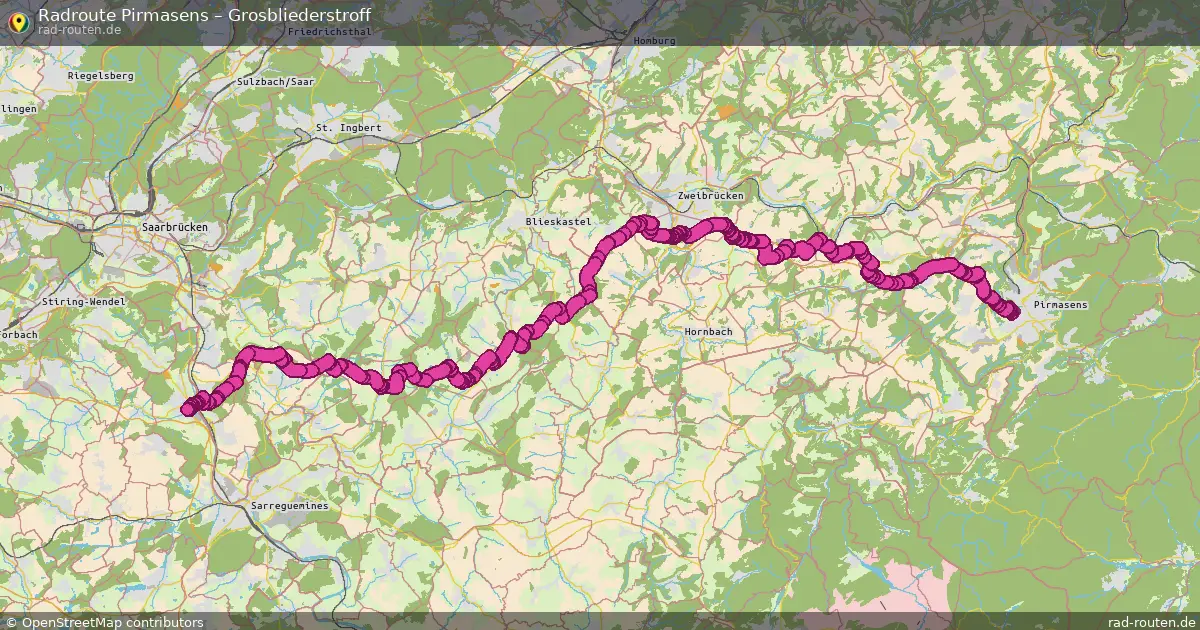 Radtour Pirmasens – Grosbliederstroff