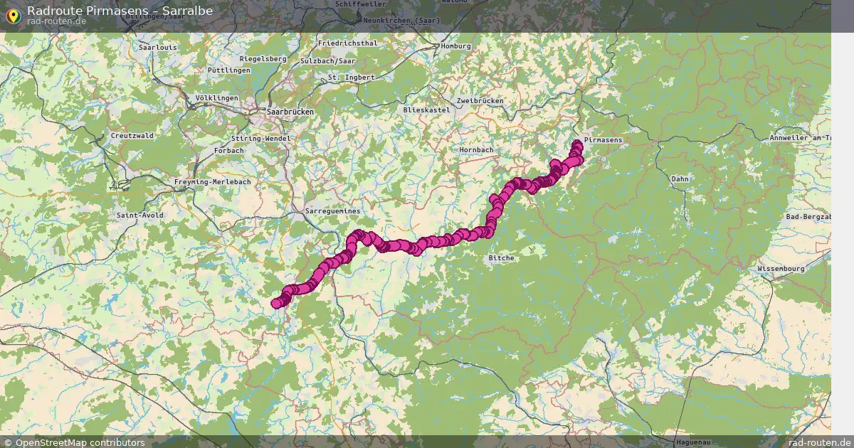 Radtour Pirmasens – Sarralbe