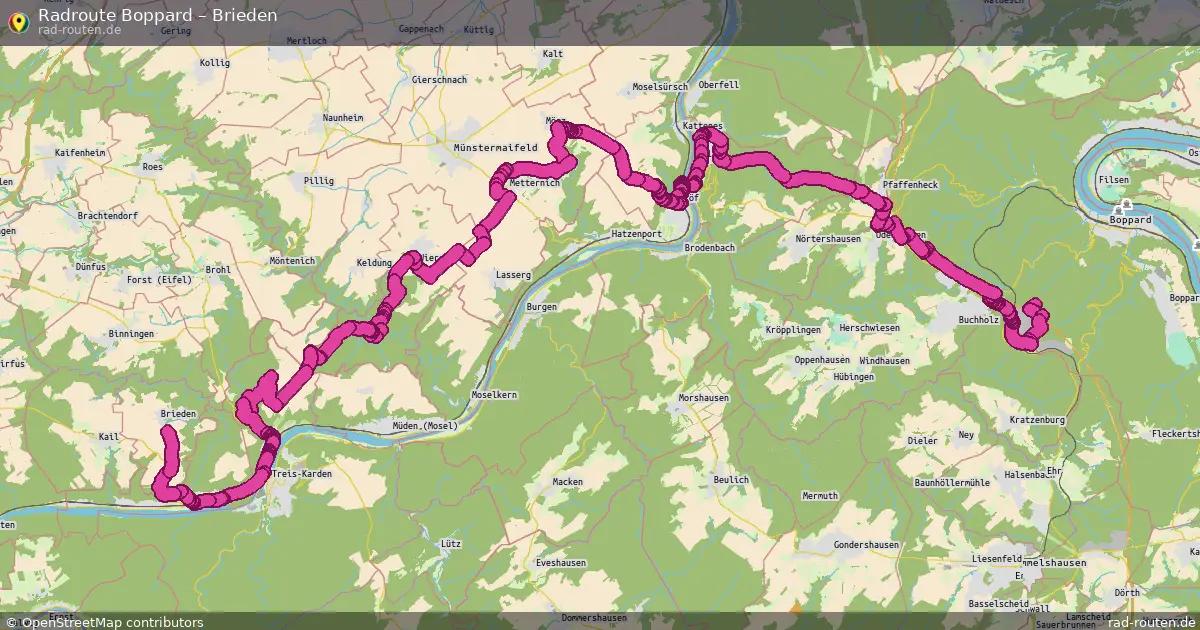 Radtour Boppard – Brieden