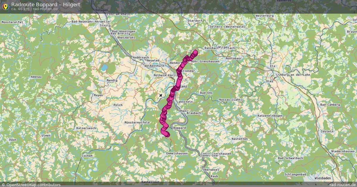 Radtour Boppard – Hilgert