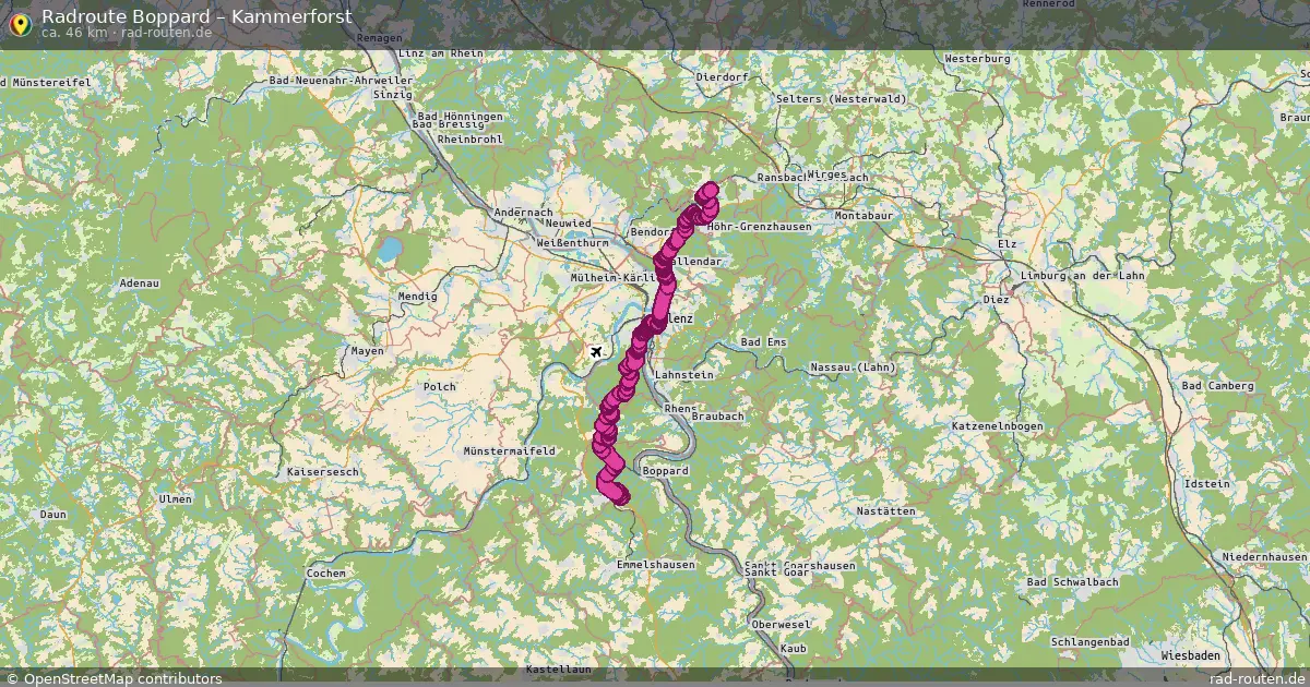 Radtour Boppard – Kammerforst