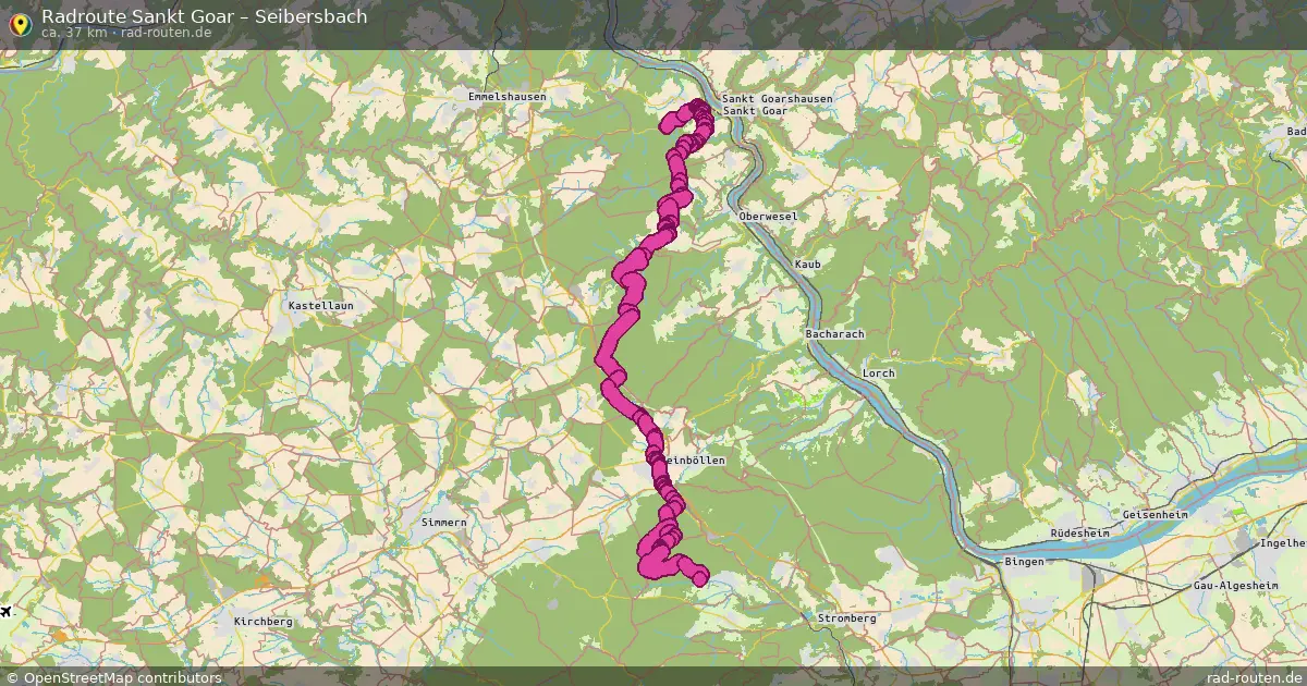 Radtour Sankt Goar – Seibersbach