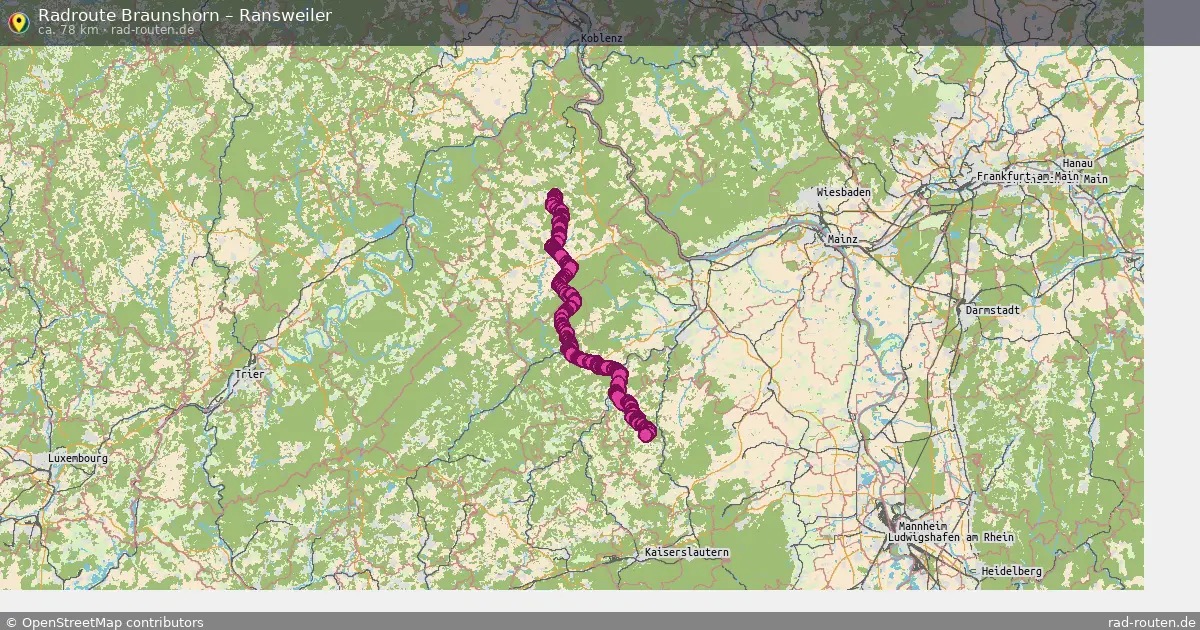 Radtour Braunshorn – Ransweiler