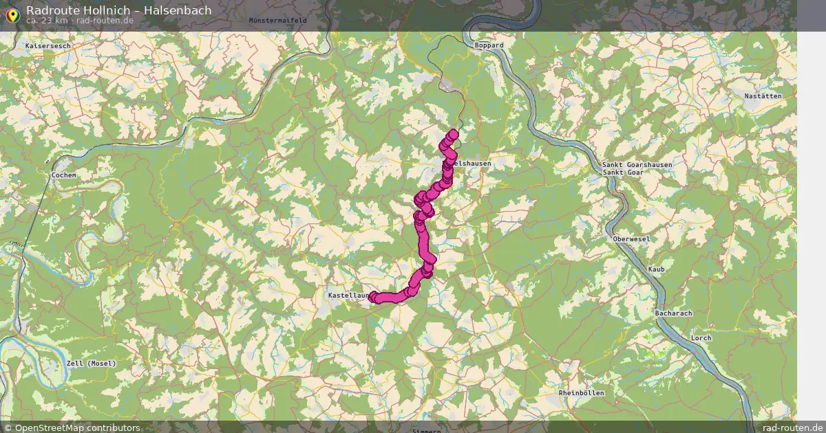 Radtour Hollnich – Halsenbach