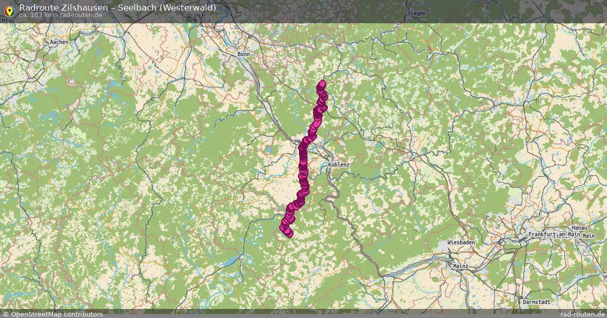 Fahrradroute Zilshausen – Seelbach (Westerwald)
