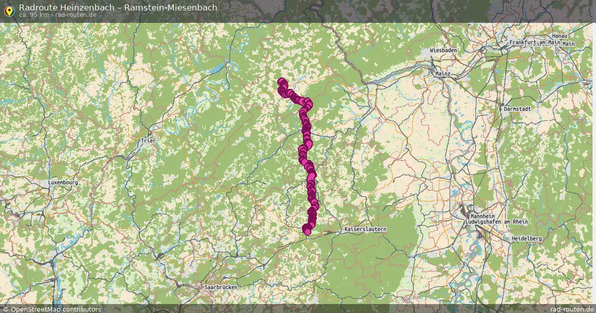 Radtour Heinzenbach – Ramstein-Miesenbach