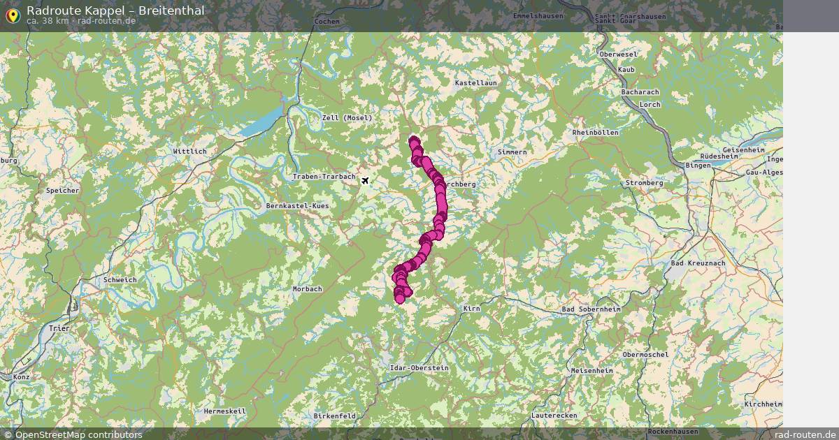 Fahrradroute Kappel – Breitenthal